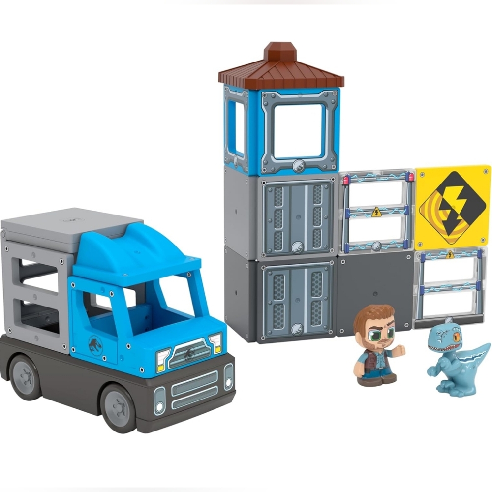 Tile Town Jurassic World Dino Escape Magnetic Tiles Set